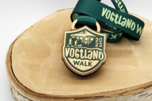 Sport - und Laufmedaille aus Holz